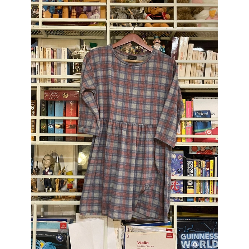 Đầm hình tartan Topshop 530053