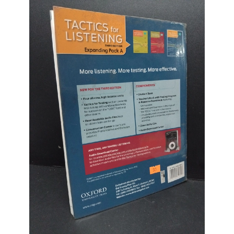 Tactics for listening third edition expanding pack a mới 80% ố HCM2809 Jack C. Richards HỌC NGOẠI NGỮ 295937