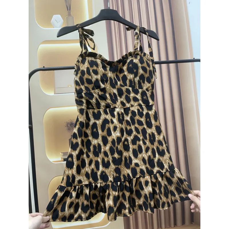 Váy 2 dây beo dáng A 691014