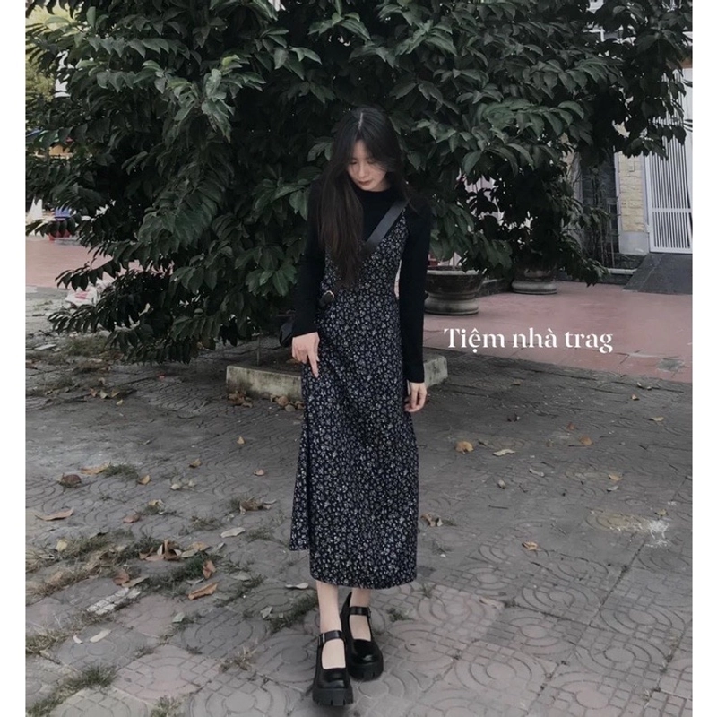 Đầm yếm hoa nhí 457773