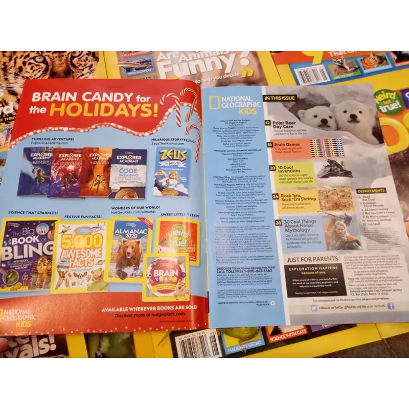 Combo 18 cuốn tạp chí khoa học tiếng Anh Nat Geo cho bé 732926