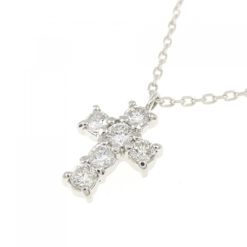 Dây chuyền kim cương hình chữ thập Vandome 0.18CT - Hàng hiệu Authentic 840727