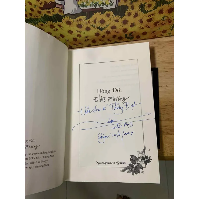 Dòng Đời - Elvis Phương (có chữ ký ca sĩ Elvis Phương) 564870