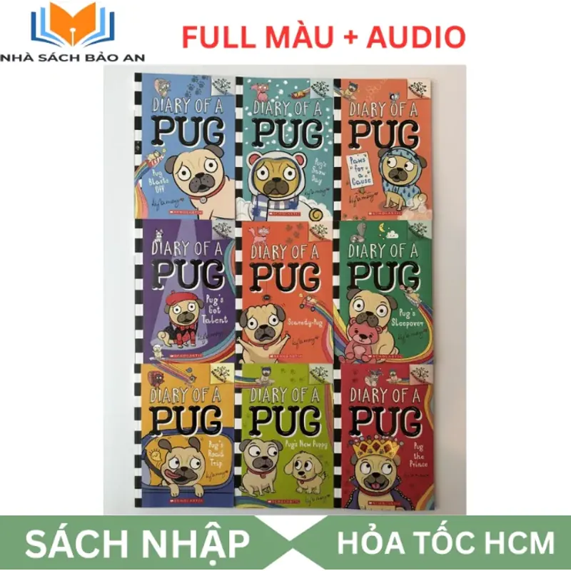 Sách - Diary Of A Pug - Nhật ký cún con 9 cuốn kèm file nghe 1024192