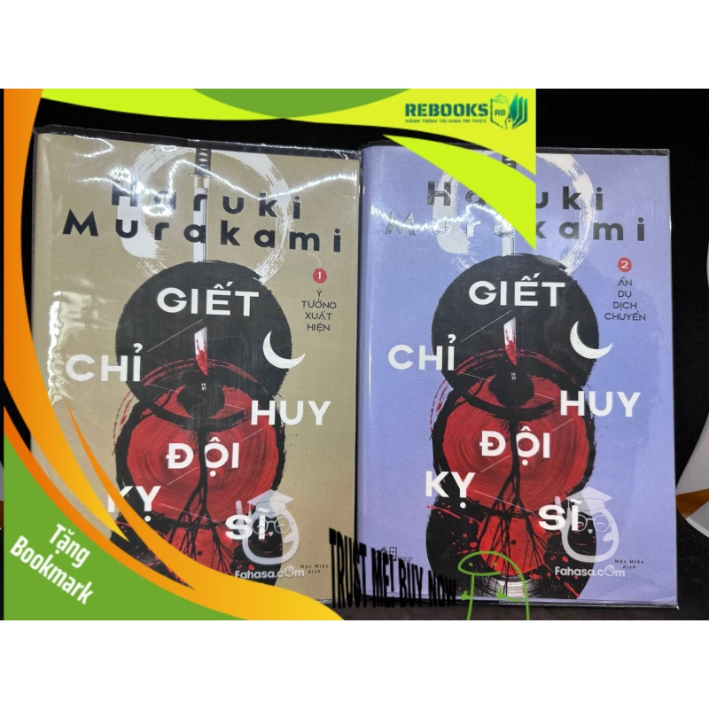 (TẶNG BOOKMARK) Combo 2 tập Giết chỉ huy đội kỵ sĩ - Haruki Murakami New 90% RBK.VH0706 941830