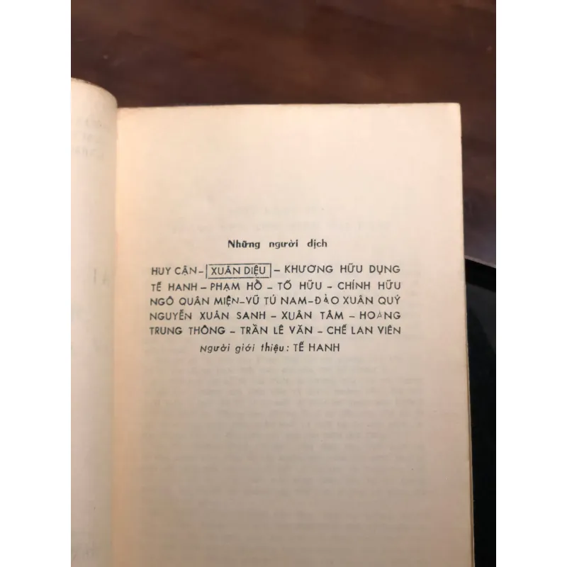 Tập thơ hiện đại Pháp - Cái chết Tình yêu Sự Sống 754647