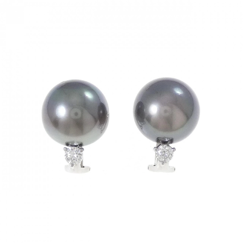 Bông tai ngọc trai đen PT900/K18WG 15.1mm - Hàng hiệu Chính hãng 870979