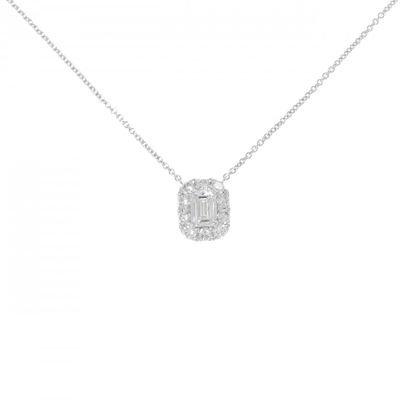 Dây chuyền Graph 0.60CT G VS1 Cắt Emerald - Hàng hiệu Chính hãng 840175