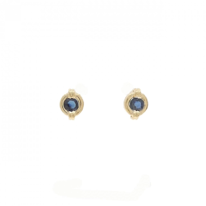 K18YG Bông tai Sapphire 0.39CT - Hàng hiệu Chính hãng 867837