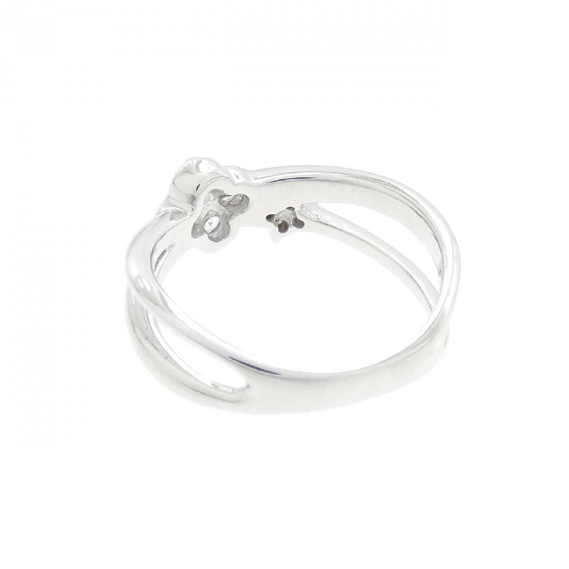 Nhẫn ngón út aquamarine K18WG 667683