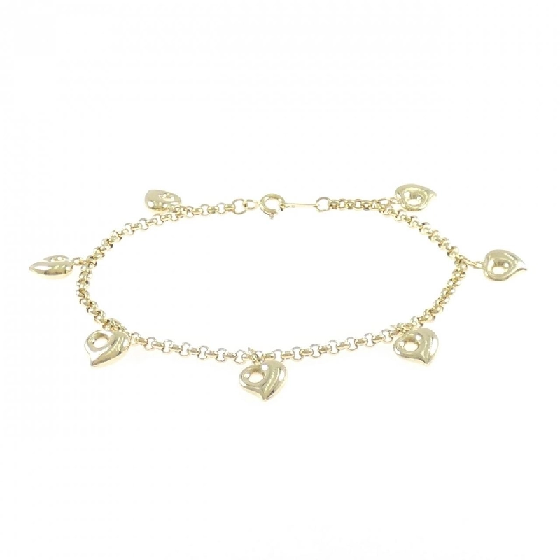 K18YG Vòng tay hình trái tim - Hàng hiệu Chính hãng 878236