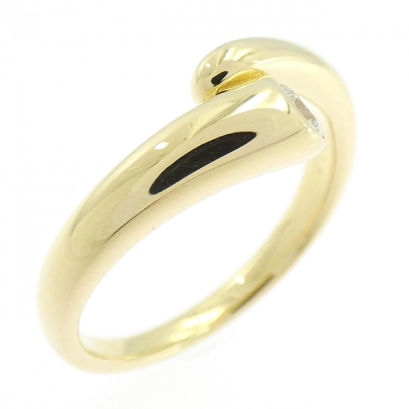 Nhẫn kim cương K18YG 0.17CT 667738