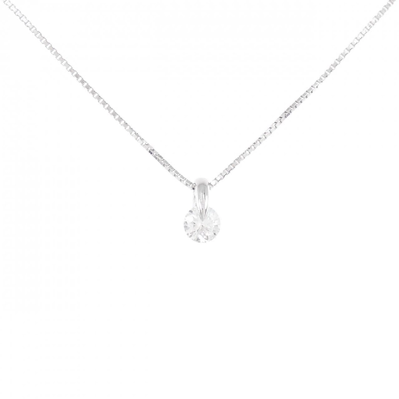 Dây chuyền kim cương Solitaire PT900/PT850 0.272CT - Hàng hiệu Chính hãng 860600