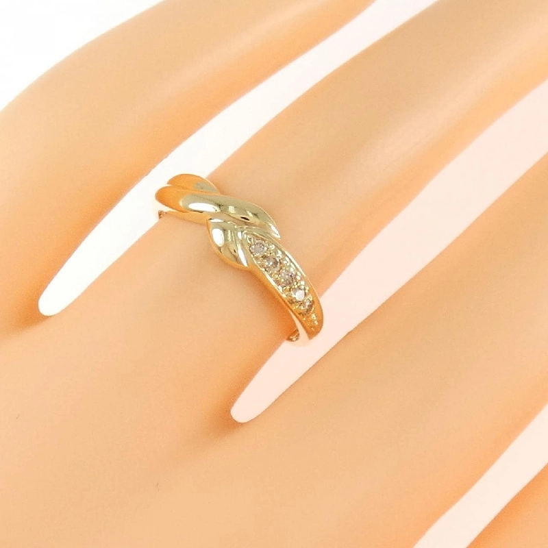 Nhẫn kim cương K18YG 0.03CT 669305