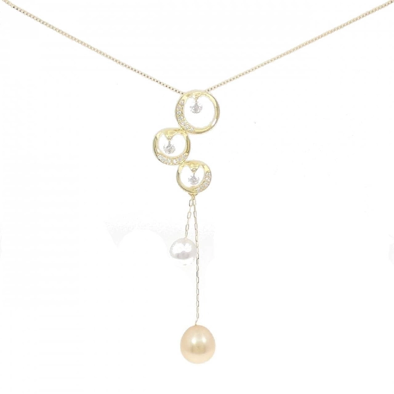 K18YG Ngọc trai trắng - Hàng hiệu Authentic 856512