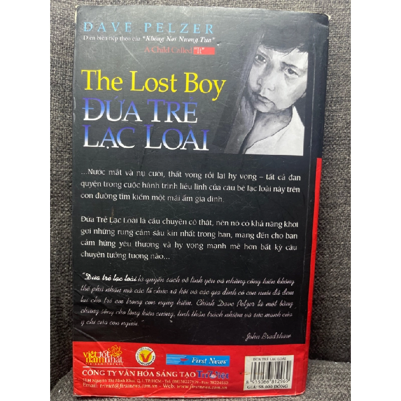 Đứa trẻ lạc loài Dave Pelzer 2009 mới 80% bẩn cong ẩm nhẹ HPB1305 459179
