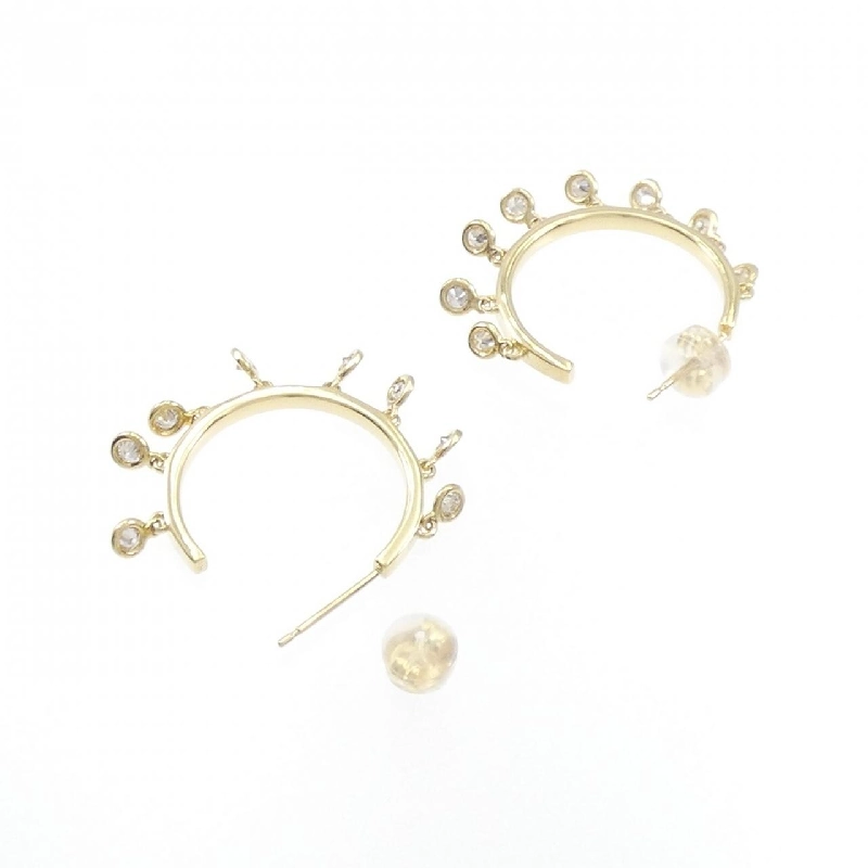 K18YG Bông tai kim cương 0.56CT - Hàng hiệu Chính hãng 870417