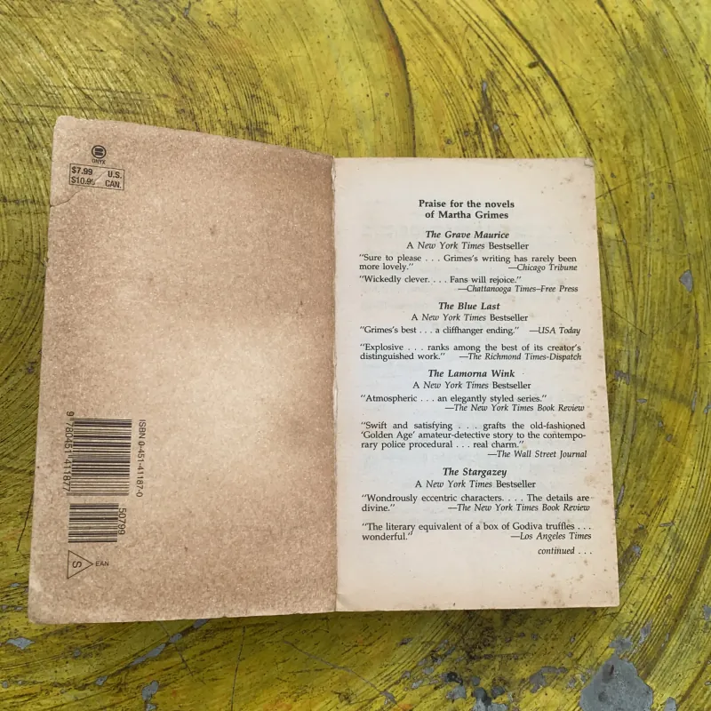 THE DEER LEAP - MARTHA GRIMES 762233