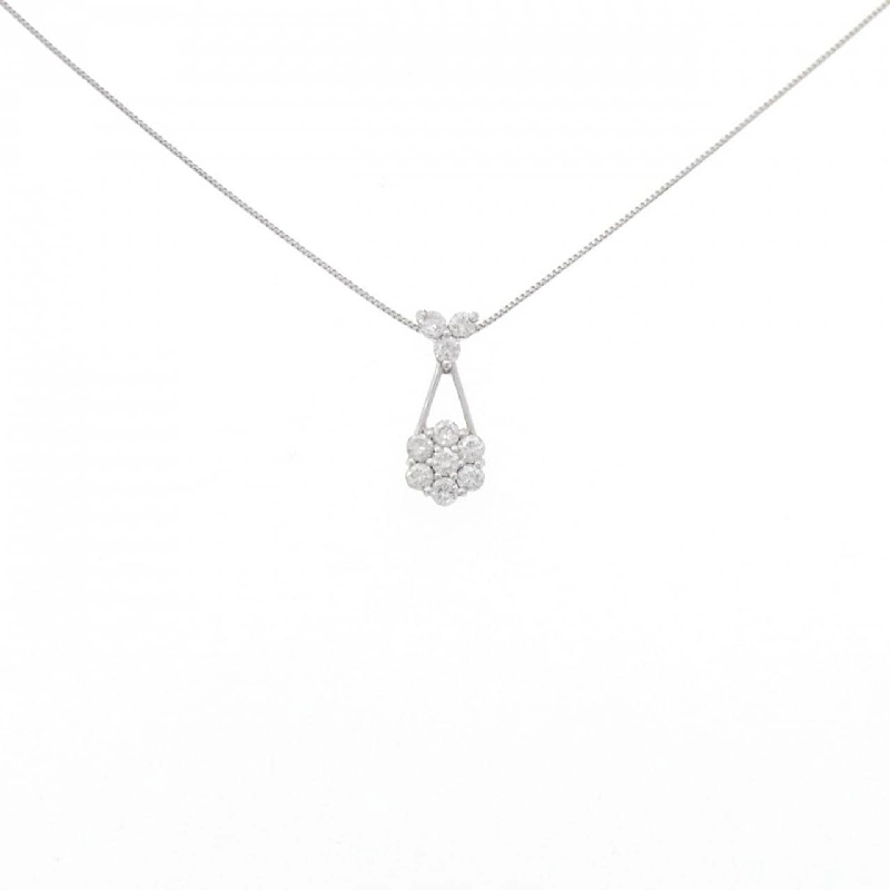 K18WG/PT850 Dây chuyền kim cương 0.30CT - Hàng hiệu Chính hãng 862239