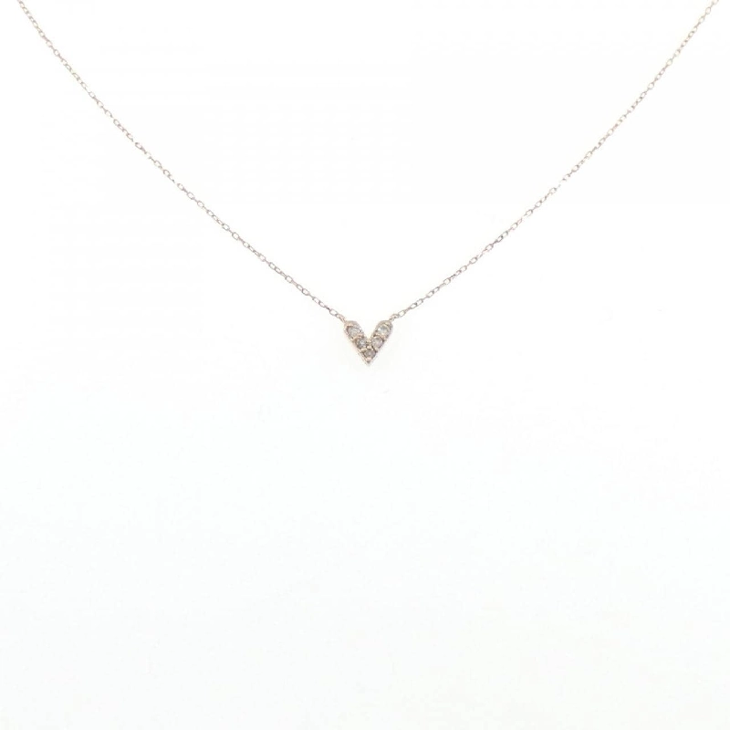 K10PG Dây chuyền kim cương hình trái tim 0.05CT - Hàng hiệu Chính hãng 858381