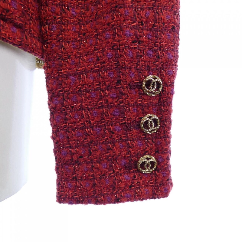 Jacket không cổ CHANEL LOOK7 P75484V60450 23B 632228