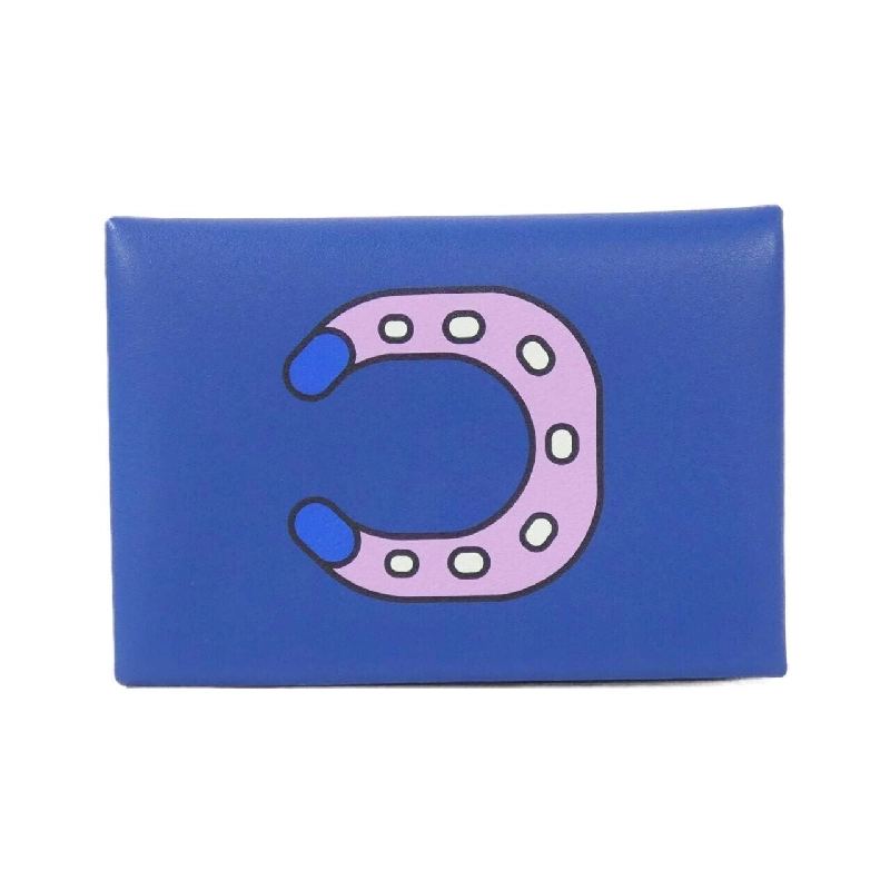 Ví tiền đôi Calvi của Hermès FER A CHEVAL 619558