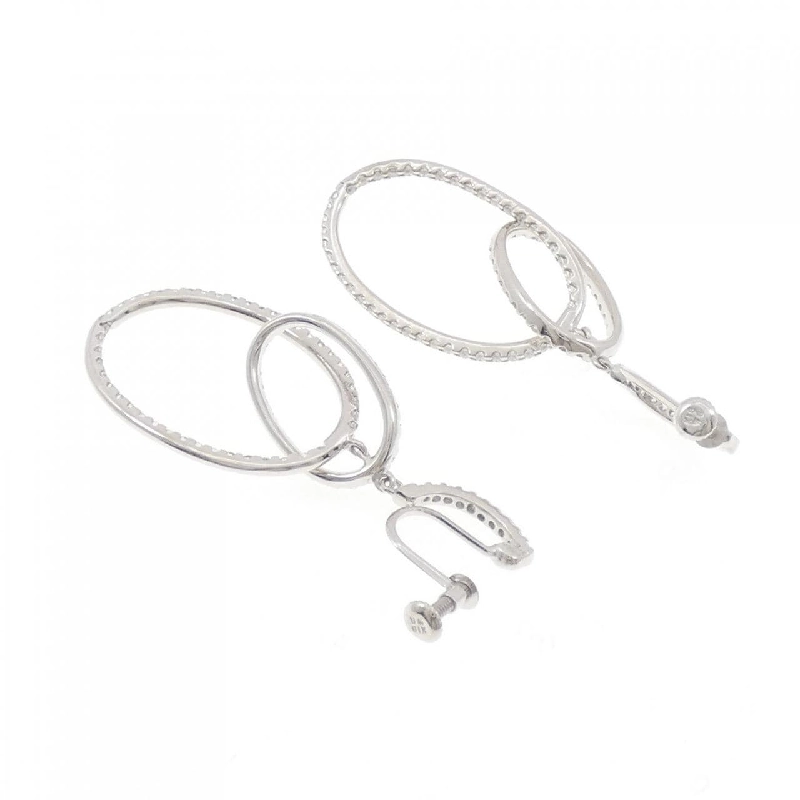 K18WG Bông tai kim cương - Hàng hiệu Authentic 878089