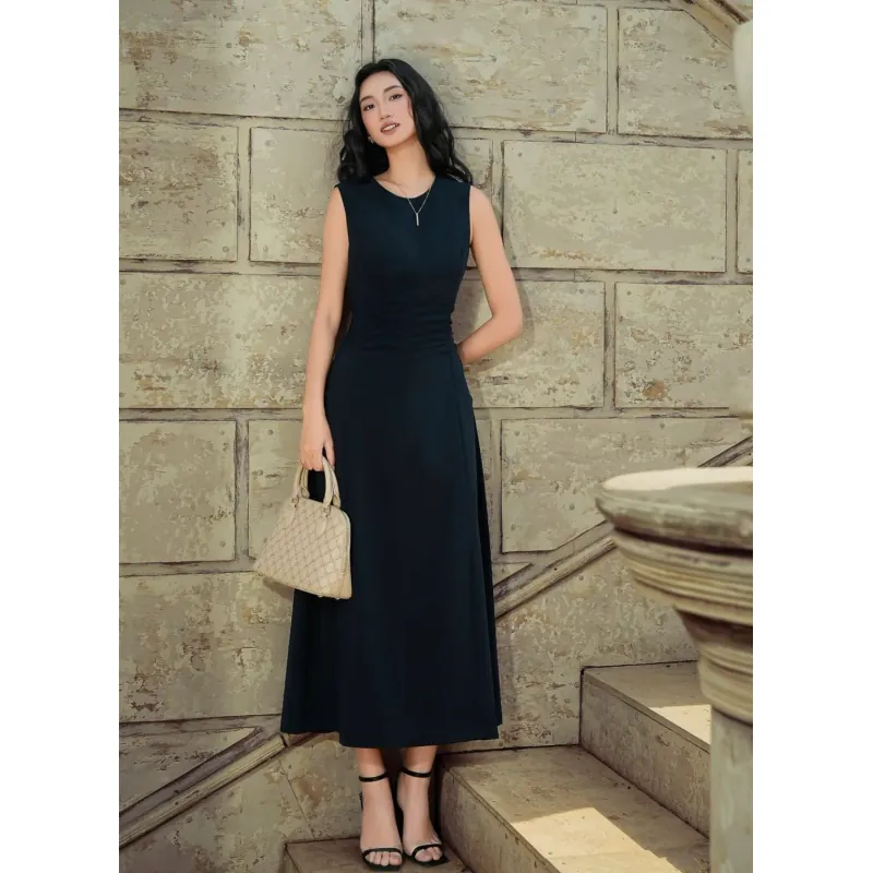 Đầm Elise size XL, màu tím than  991486