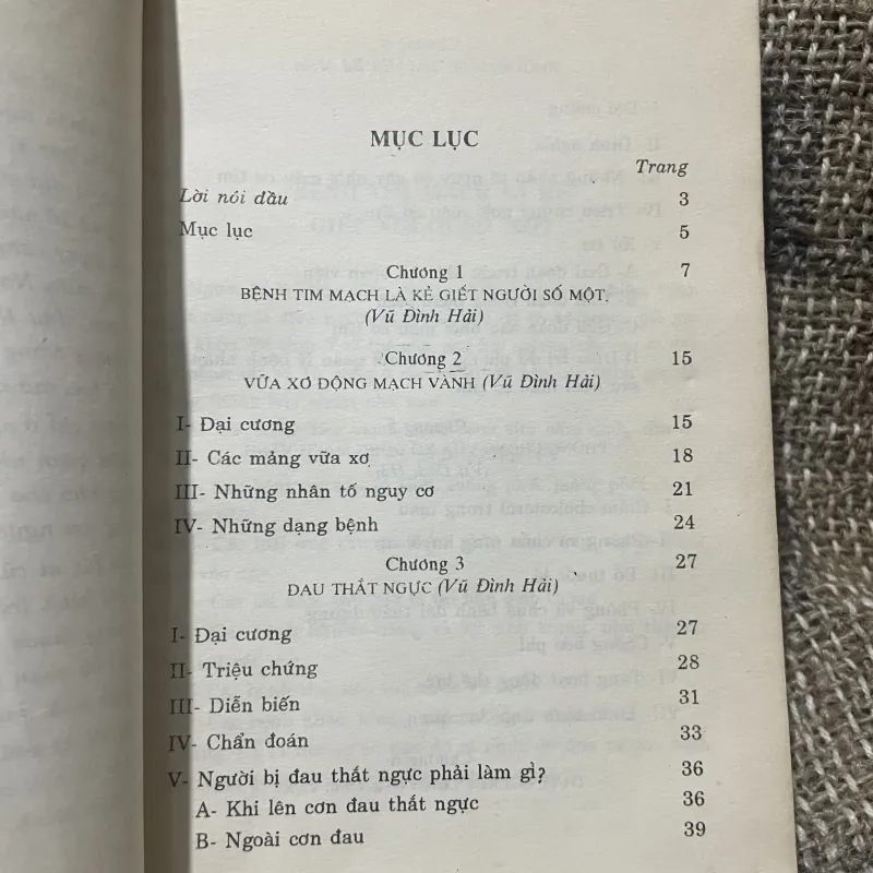 Đau thắt ngực và nhồi máu cơ tim- VŨ ĐÌNH HẢI (Chủ biên) PTS. HÀ BÁ MIỄN; 1995 1007029