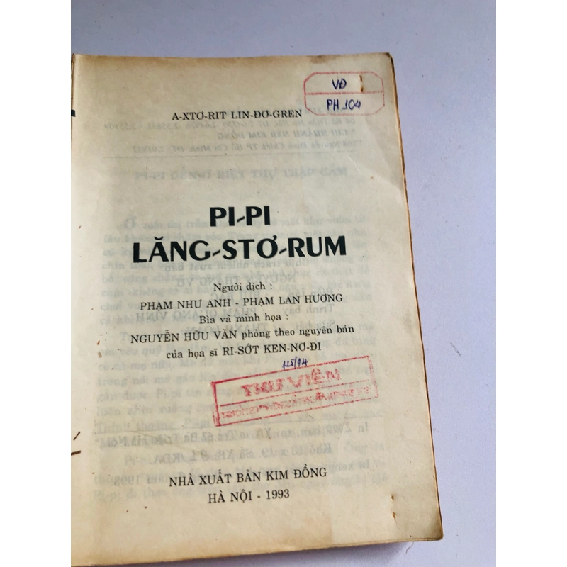 📚 SÁCH KIM ĐỒNG 9x – PI PI LĂNG STƠ RUM 545973