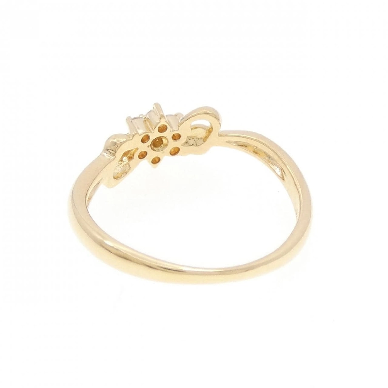 Nhẫn kim cương hoa K18YG 0.07CT - Hàng hiệu Authentic 851478