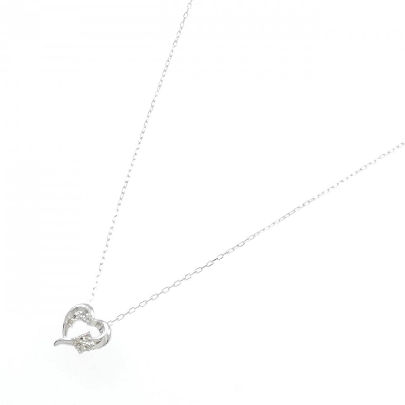 K10WG Dây chuyền kim cương hình trái tim 0.04CT - Hàng hiệu Chính hãng 859402