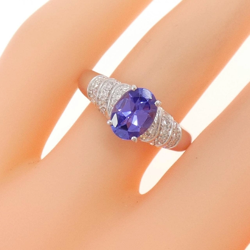 Nhẫn Tanzanite K14WG 667014