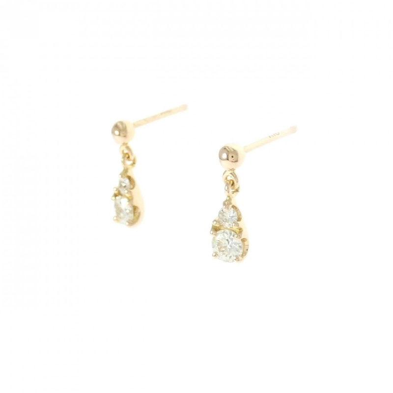 K18PG Bông tai Kim cương 0.20CT - Hàng hiệu Chính hãng 871539