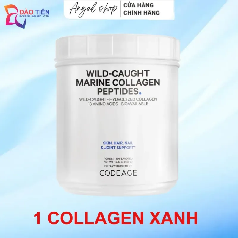 (Hàng CTY mới) BỘT COLLAGEN MARINE THỦY PHÂN DA CÁ CODEAGE MỸ 450g 738726