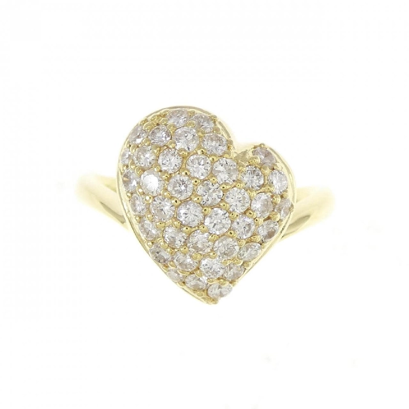 Nhẫn kim cương Pavé K18YG 0.70CT - Hàng hiệu Chính hãng 855474