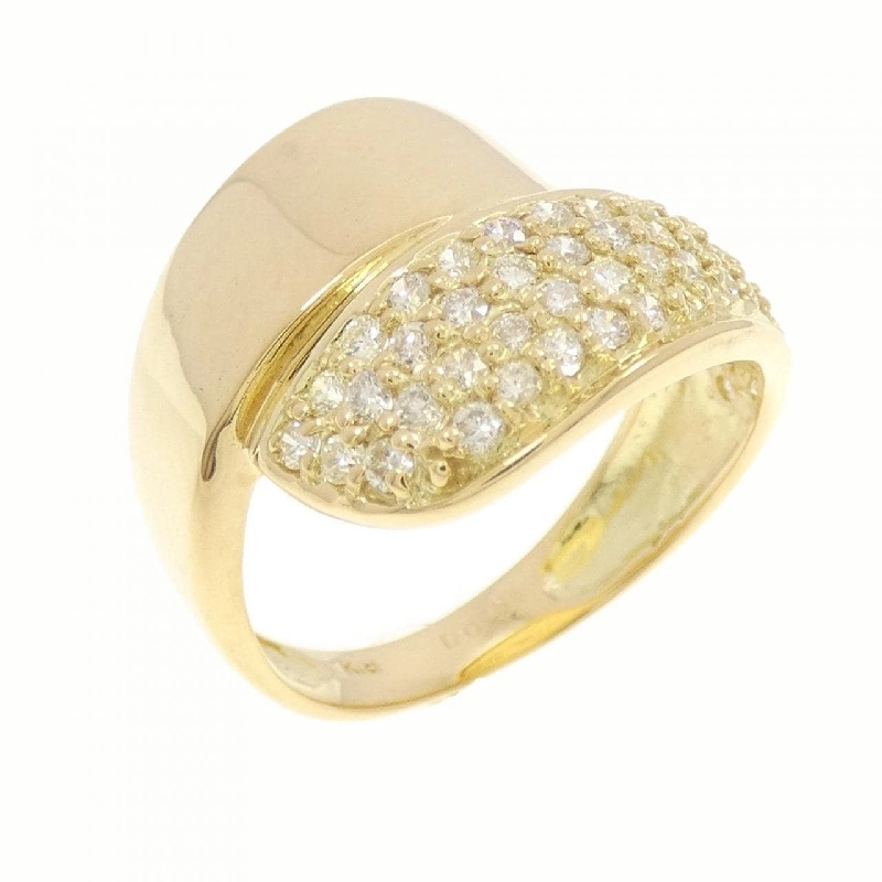 Nhẫn kim cương Pavé K18YG 0.61CT 673035