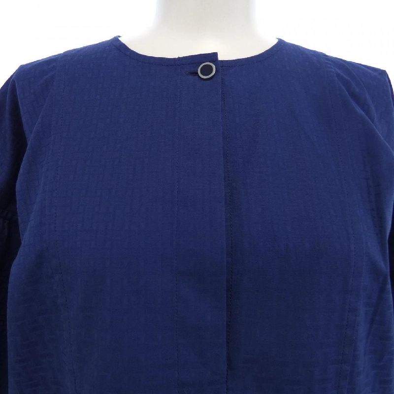 Đầm ngắn Bohemian HERMES bằng vải gạc 5E0570DB 648622