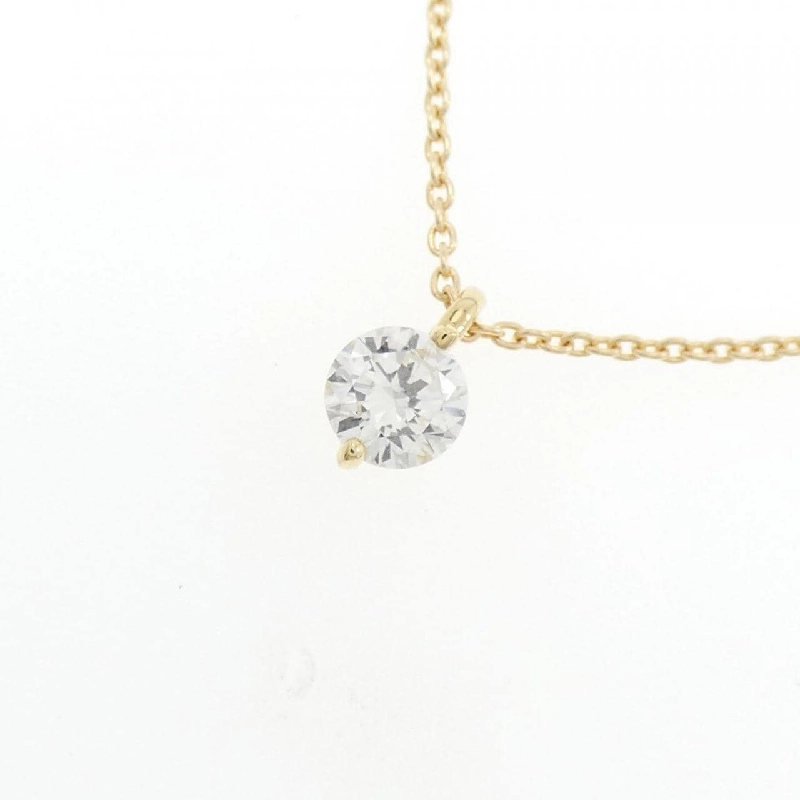 K18YG Dây chuyền kim cương 0.220CT G VS1 VG - Hàng hiệu Chính hãng 875348