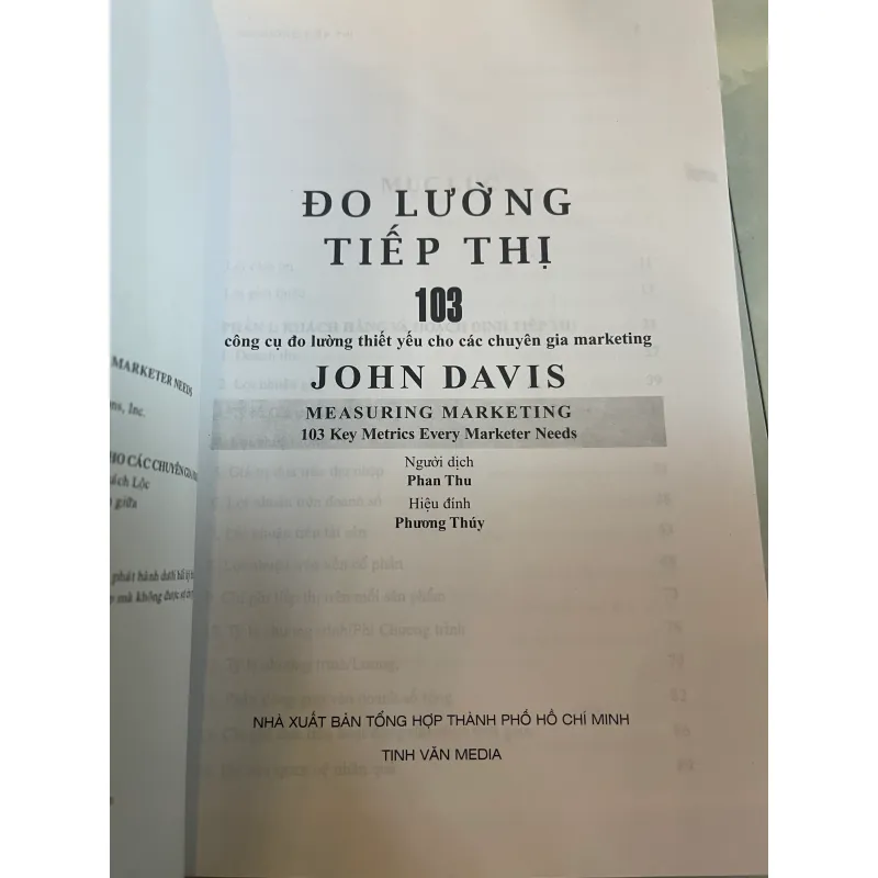 ĐO LƯỜNG TIẾP THỊ - JOHN DAVIS  1034525