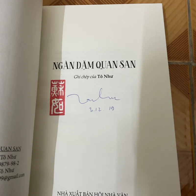 Ngàn dặm quan san, tác giả Tô Như 780261