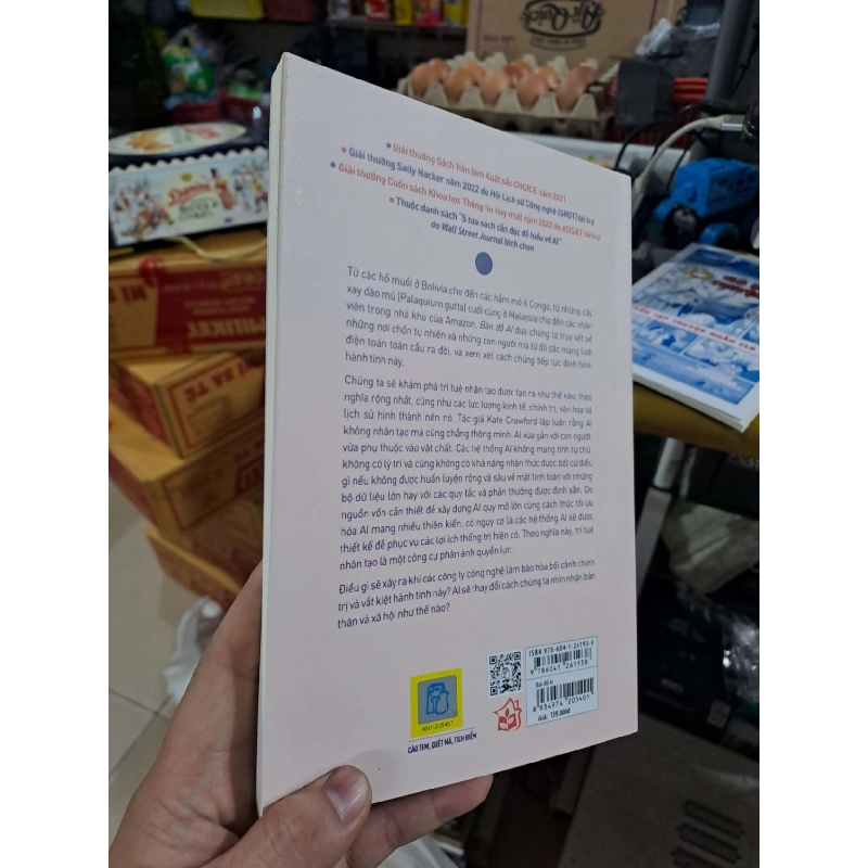 Bản Đồ AI - Quyền Lực, Chính Trị, Và Sự Tiêu Tốn Tài Nguyên Của Hành Tinh - Kate Crawford - 2024 mới 90% - KINH TẾ - TÀI CHÍNH - CHỨNG KHOÁN - HMT3012 924365