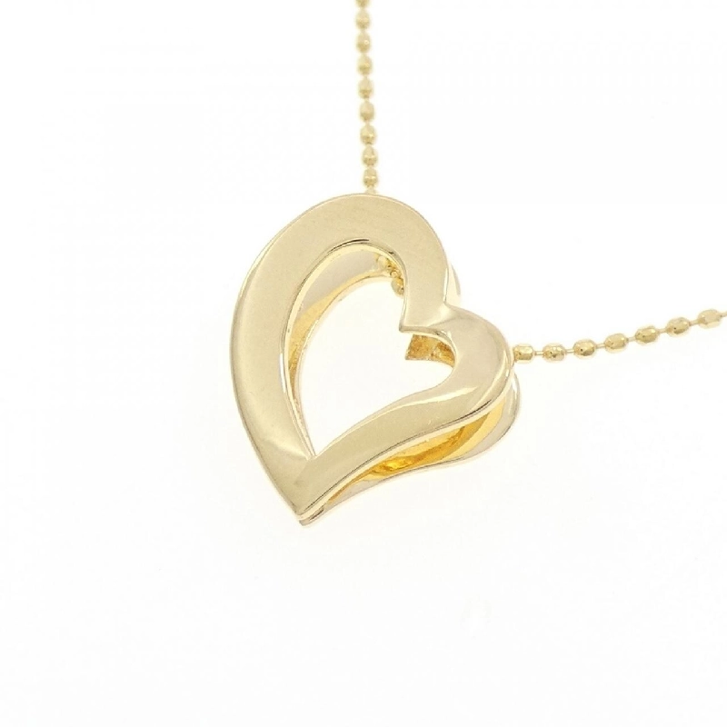 K18YG Mặt Dây Chuyền Kim Cương Hình Trái Tim - Hàng hiệu Chính Hãng 858864