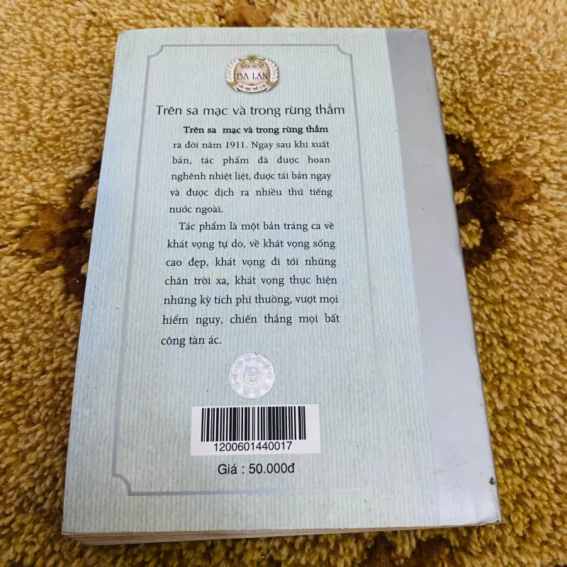 Trên sa mạc và trong rừng thẳm - Henryk Sienkiewicz#HATRA 1006104