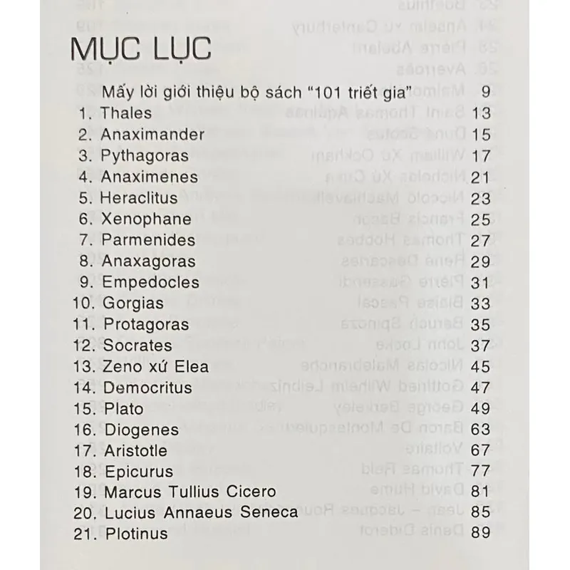 101 Triết Gia 592788