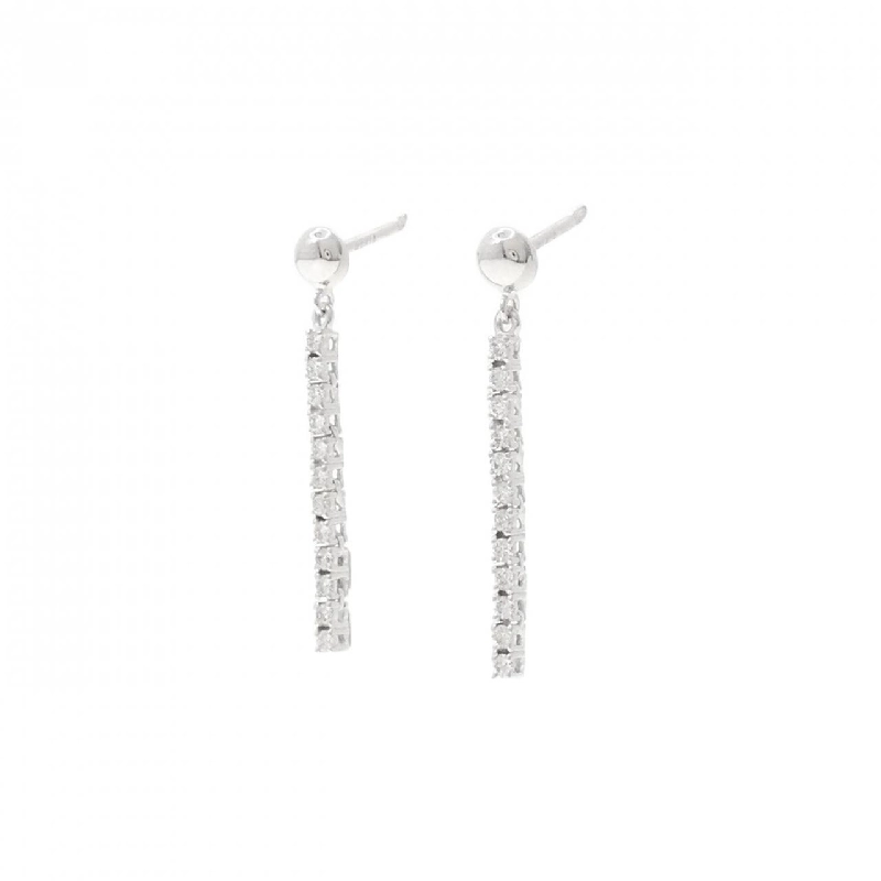 K18WG/K14WG Bông tai kim cương 0.30CT - Hàng hiệu Chính hãng 869756