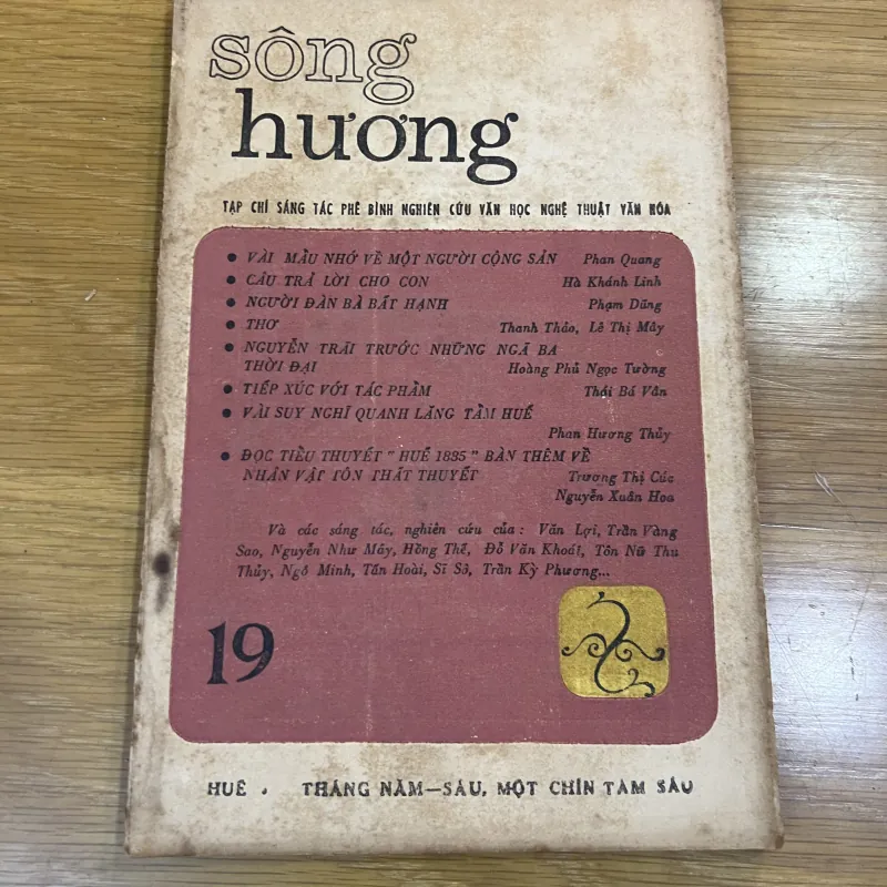 Tạp Chí Sông Hương (Huế) Số 18,19,20,21 (1986) 784838