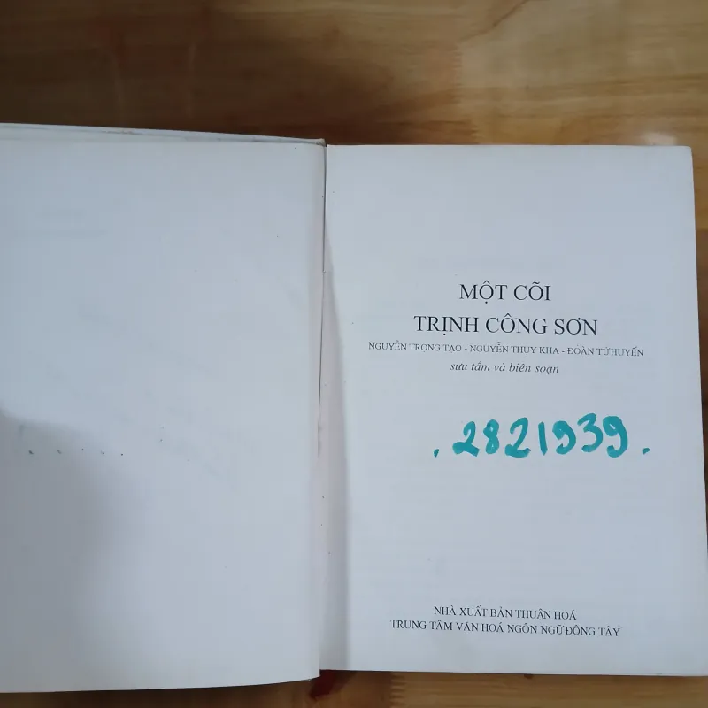 Một Cõi Trịnh Công Sơn - Nguyễn Trọng Tạo, Nguyễn Thụy Kha, Đoàn Tử Huyến biên soạn 792248