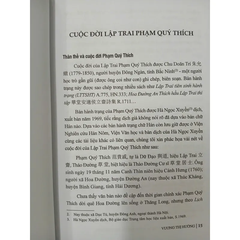 LẬP TRAI PHẠM QUÝ THÍCH - CUỘC ĐỜI VÀ THƠ CHỮ HÁN 696932