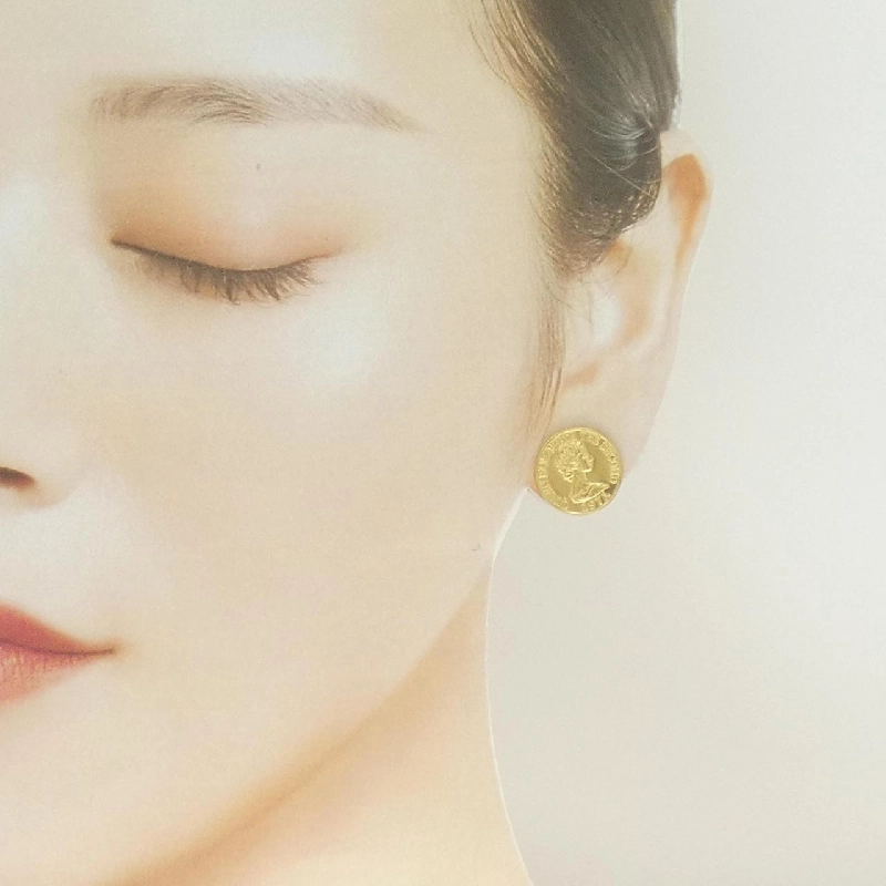 K18YG Bông tai - Hàng hiệu Authentic 865991